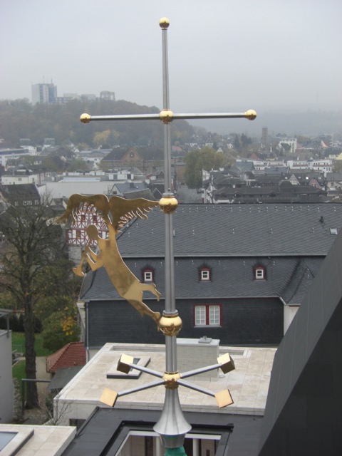 6 Posaunen Engel, Limburger Residenz, Vorderansicht 