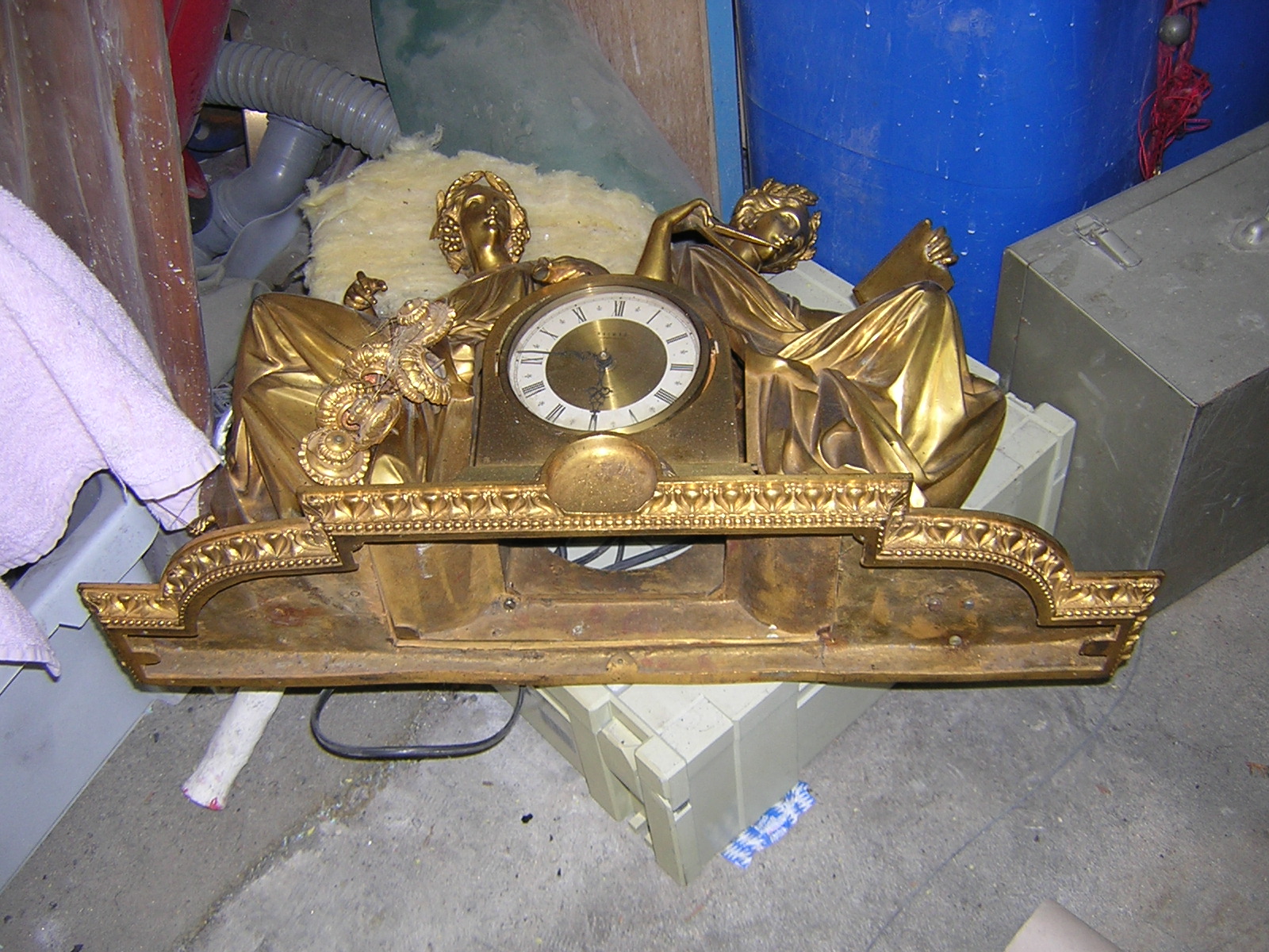 Napoleon III Uhr, Detailansicht